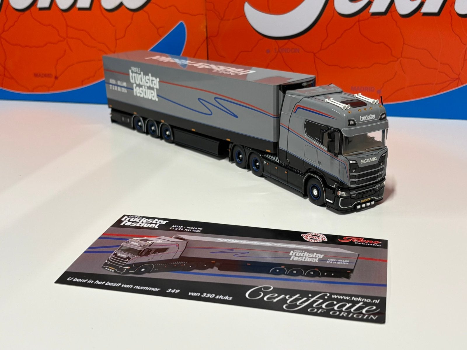 Tekno Truckstar Festival Longline, Ophalen of Verzenden, Zo goed als nieuw, Bus of Vrachtwagen, Tekno