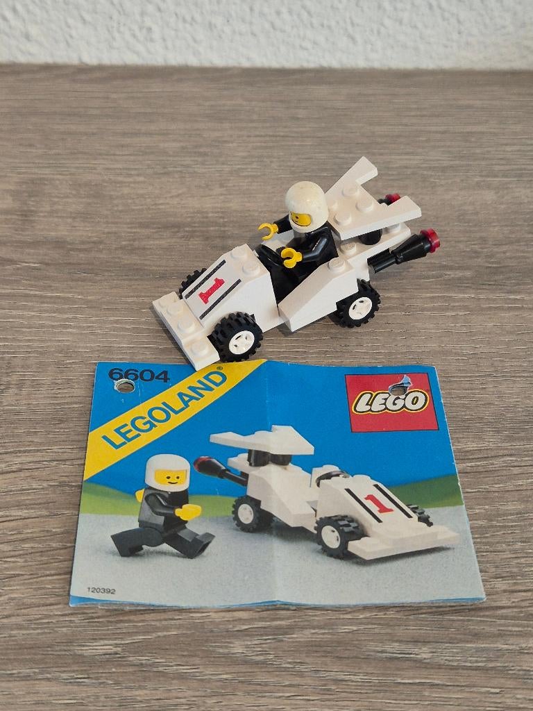 Lego Raceauto (set 6604 & set 6605), Gebruikt, Compleet, Overige thema's, Lego