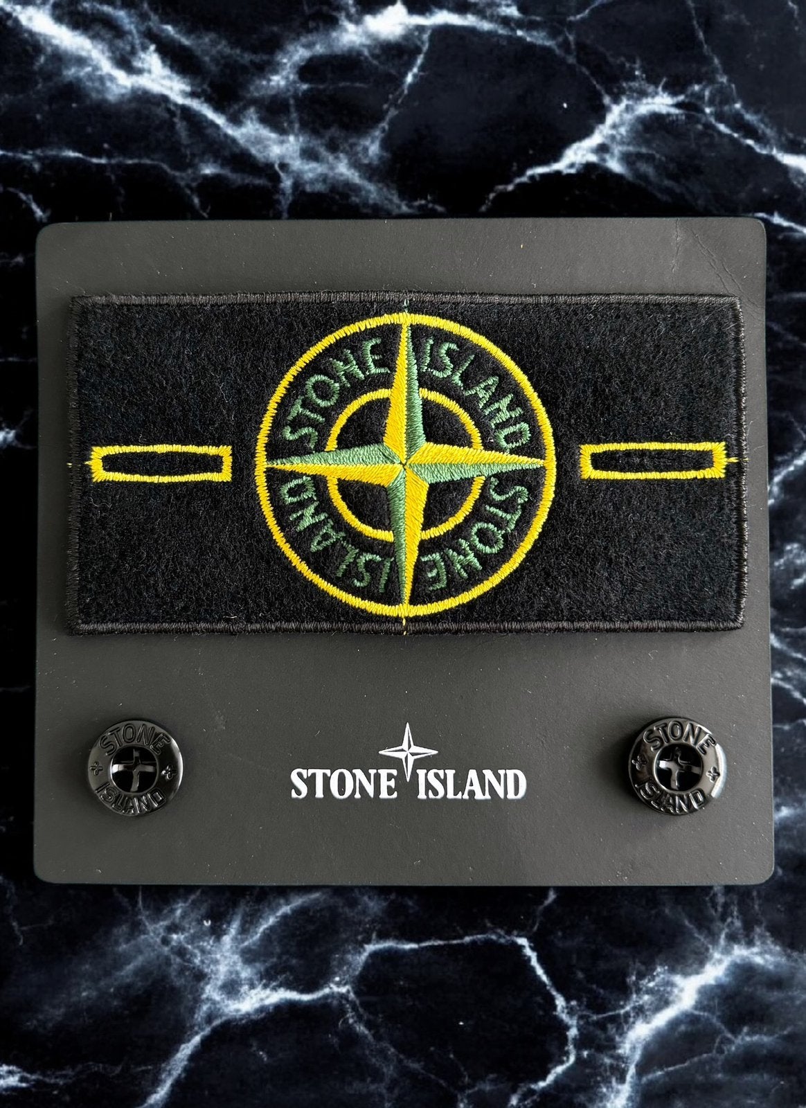 Stone Island logo badge classic patch parche, Ophalen of Verzenden, Zo goed als nieuw