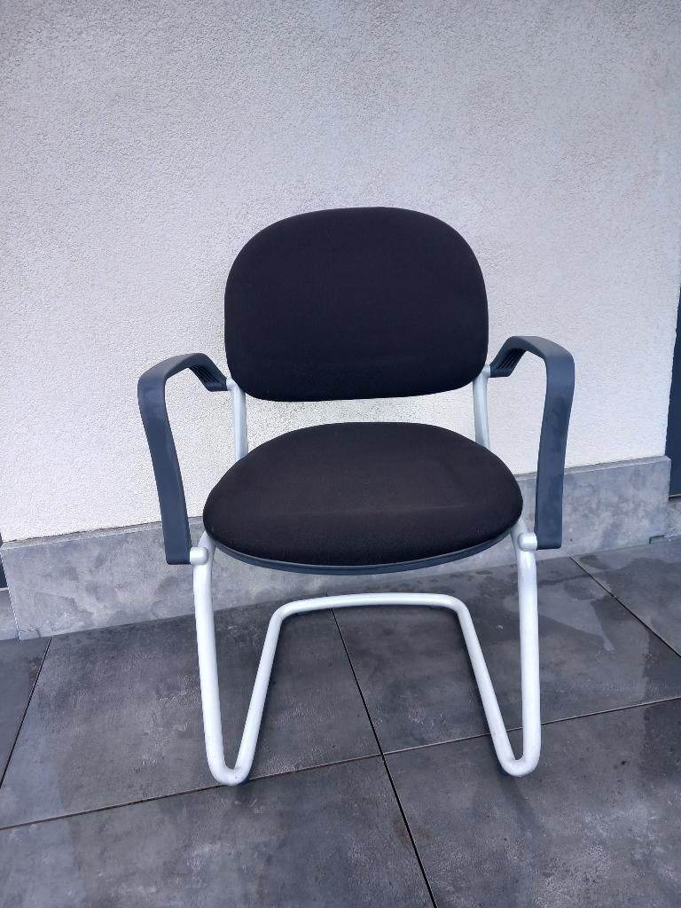 Zwarte slede stoelen, Ophalen, Gebruikt, -, Zwart