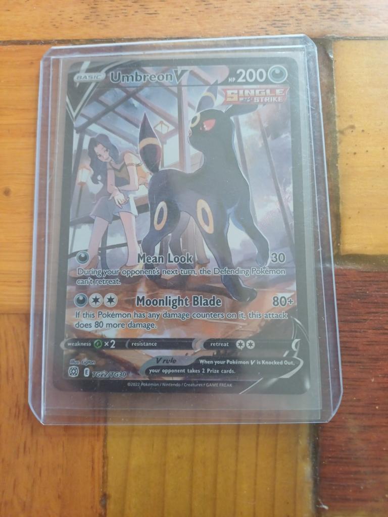 Pokémon Kaart: Umbreon V (TG22/TG30) -, Ophalen of Verzenden, Nieuw, Losse kaart, Foil