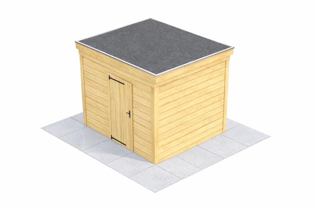 Douglas berging / opslag 2,5xmeter Incl. ALLES voor €2400,-, Tuin en Terras, Ophalen, Nieuw, Hout, Overige typen