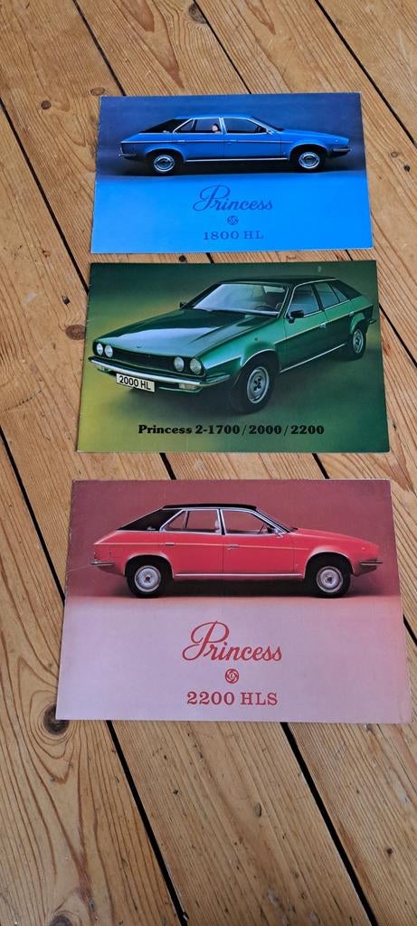 Folders LEYLAND PRINCESS  1800 HL/1700/2000/2200/2200HLS, Ophalen of Verzenden, Zo goed als nieuw, Overige merken