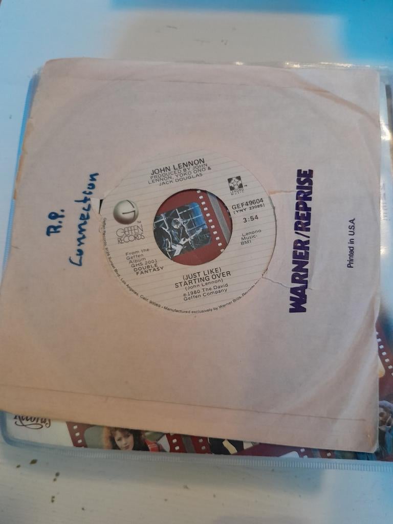 John lennon 7inch starting over, Ophalen of Verzenden, Zo goed als nieuw, Pop