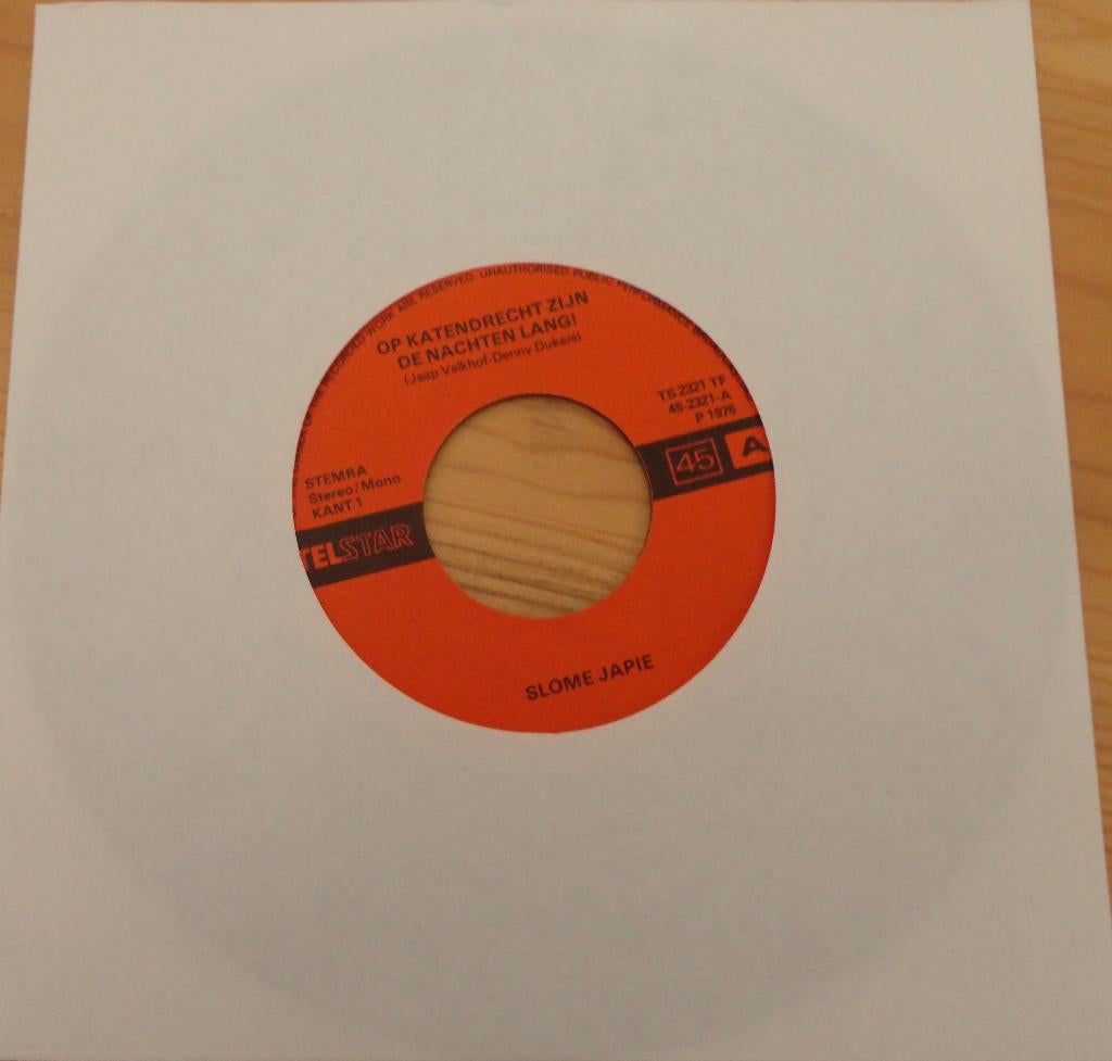 Slome Japie > Op Katendrecht zijn de nachten lang, Gebruikt, 7 inch, Single, Ophalen of Verzenden