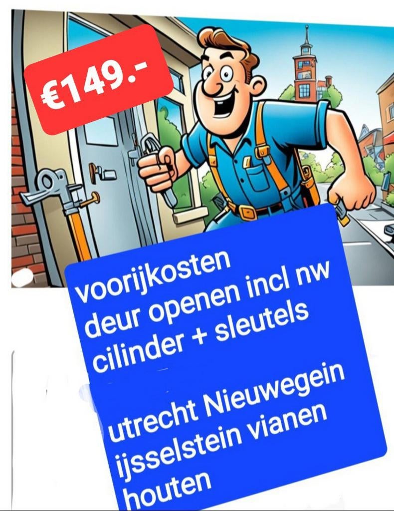 Slotenmaker omg ijsselstein Lees de adv, Diensten en Vakmensen, Klussers en Klusbedrijven