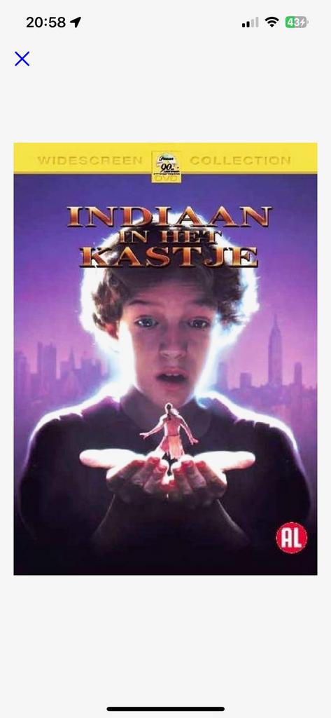 Gezocht dvd indiaan in het kastje, Alle leeftijden, Ophalen of Verzenden, Zo goed als nieuw