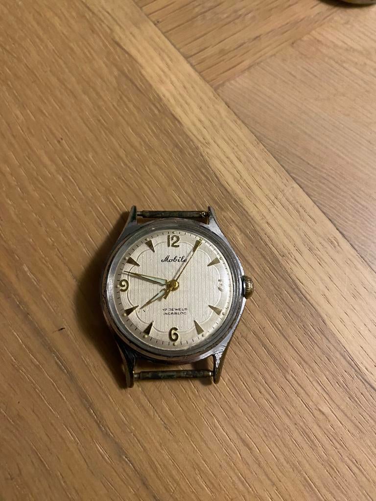 Vintage oude heren klok swiss made, Ophalen of Verzenden