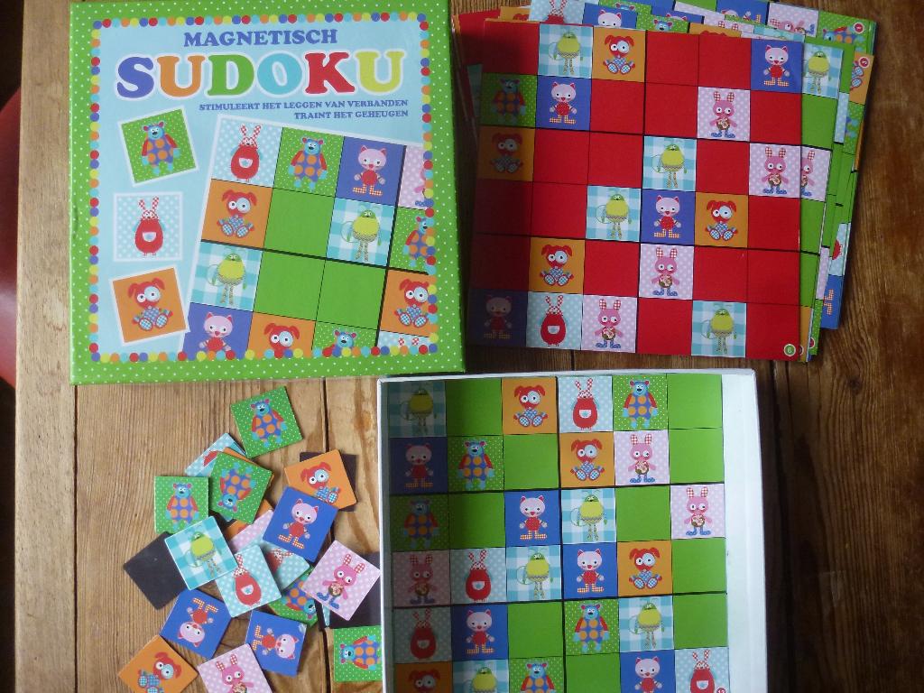 Magnetische Sudoku voor kinderen, Ophalen of Verzenden, Zo goed als nieuw