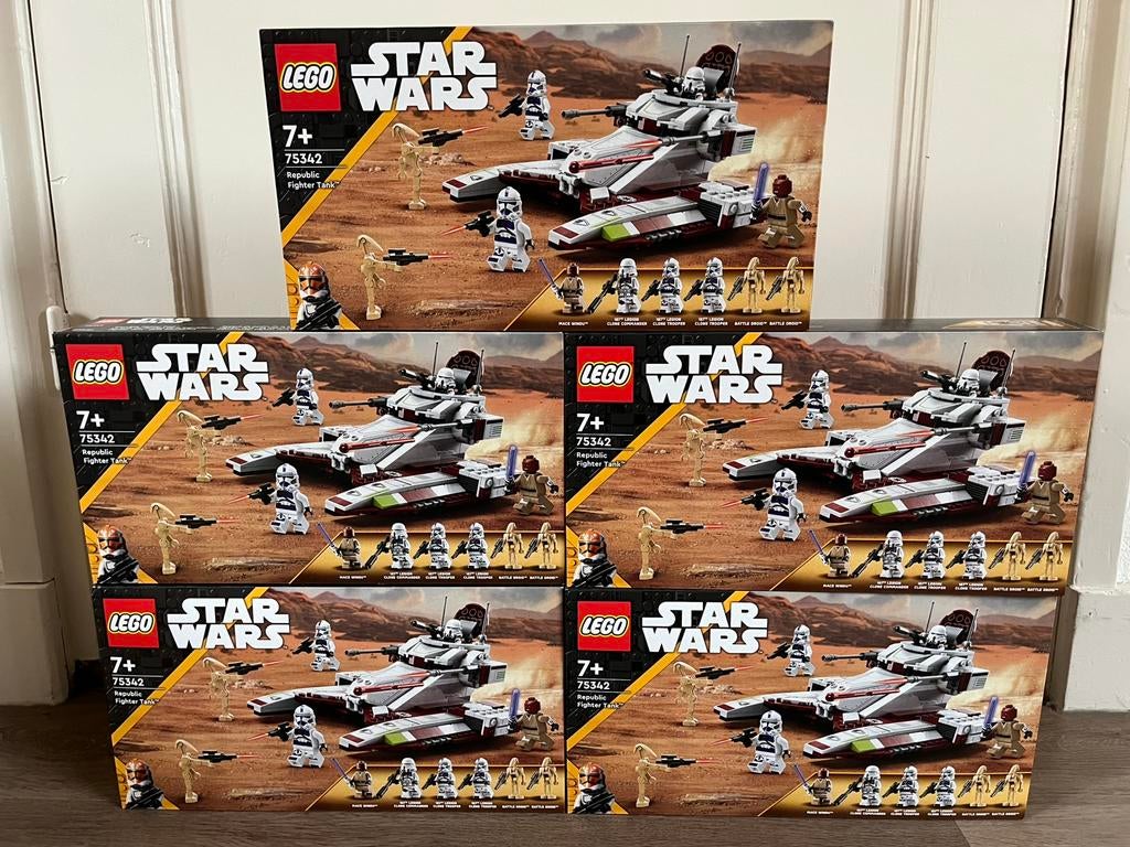 Lego star wars 75342 republic fighter tank nog 2 stuks nieuw, Star Wars, Lego, Nieuw, Ophalen of Verzenden