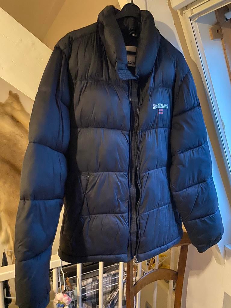 Napapijri winterjas, Ophalen of Verzenden, Gedragen, Maat 52/54 (L), Zwart