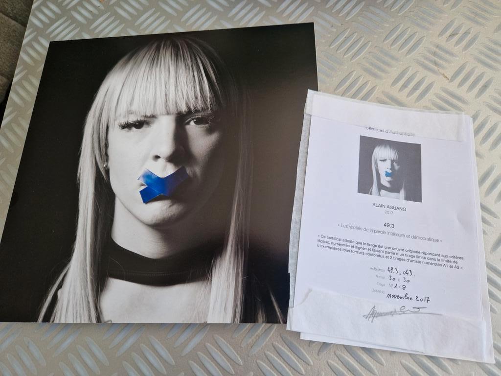 Alain Aguano - foto op aluminium - met certificaat, Ophalen of Verzenden