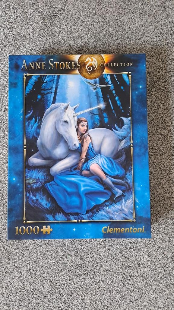 Anne  Stokes Blue Moon, 1000 Pcs, Ophalen of Verzenden, Spiritualiteit algemeen, Achtergrond en Informatie
