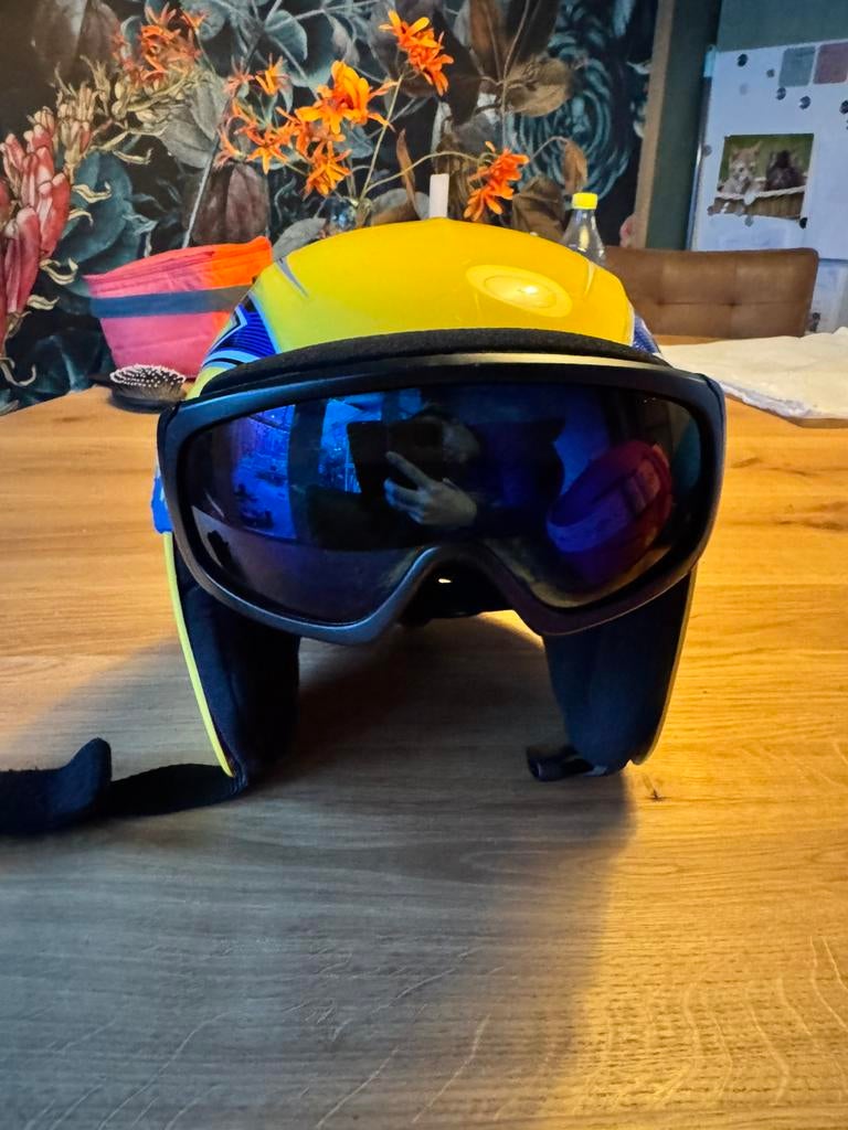 Skihelm mt L (58-61 cm), Ophalen of Verzenden, Zo goed als nieuw, Large