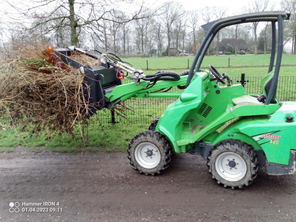 Minishovel te huur, Ophalen of Verzenden