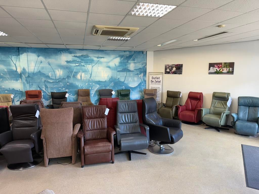 Prominent Sorisso relax fauteuil relaxstoel, Huis en Inrichting, Verzenden, Zo goed als nieuw, Stof