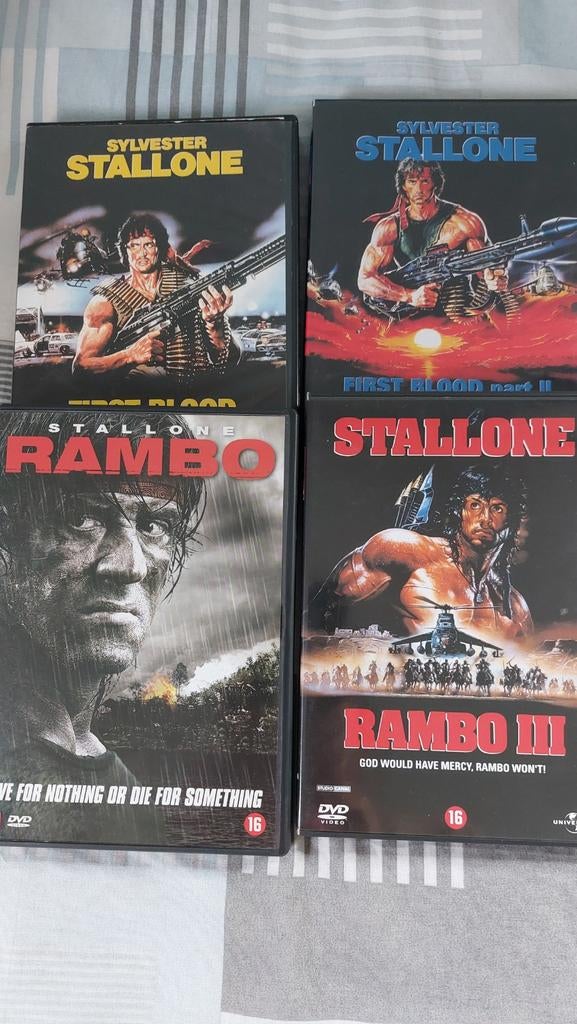 Rambo Rambo 3,first blood 2 firstblood 1dvd,s, Vanaf 16 jaar, Ophalen of Verzenden, Zo goed als nieuw, Overige genres