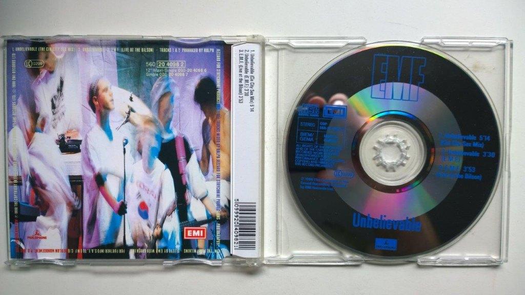 EMF - Unbelievable, Maxi-single, Ophalen of Verzenden, Zo goed als nieuw, 1 single