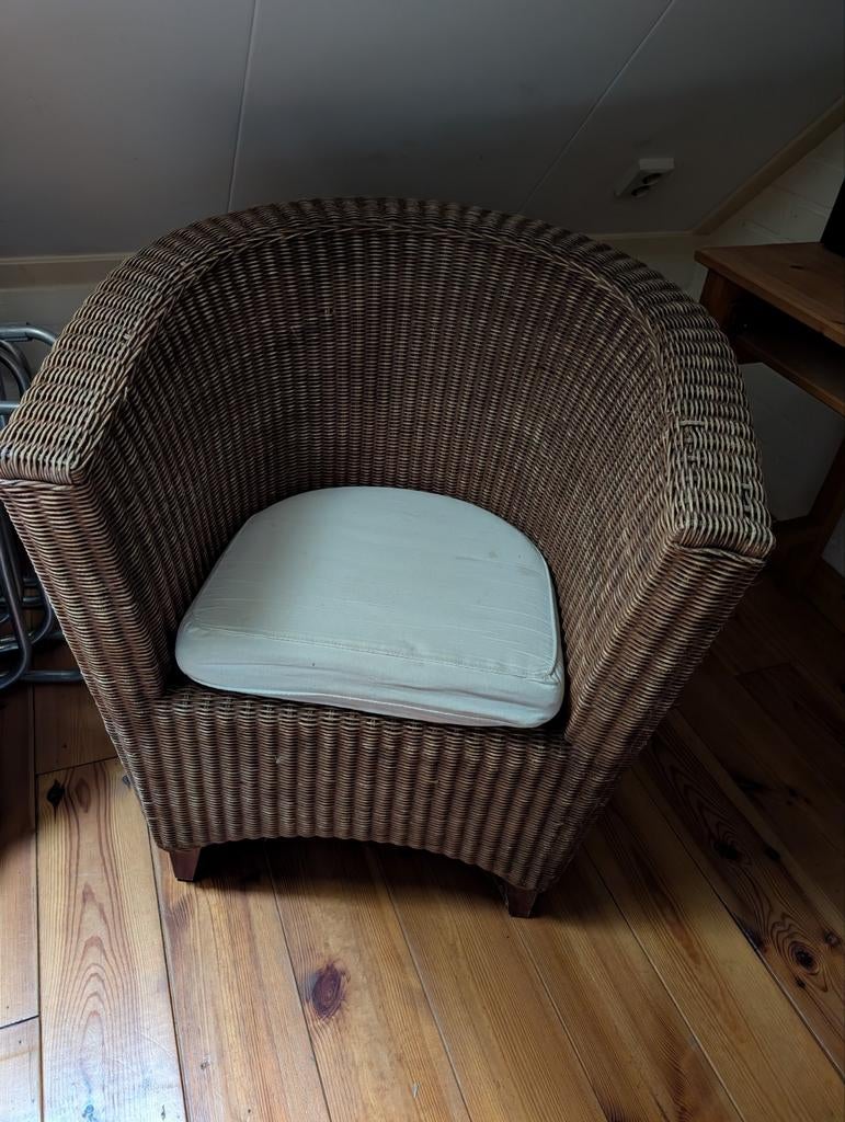 Twee mooie rotan stoelen, Huis en Inrichting, Ophalen, Minder dan 75 cm, 50 tot 75 cm