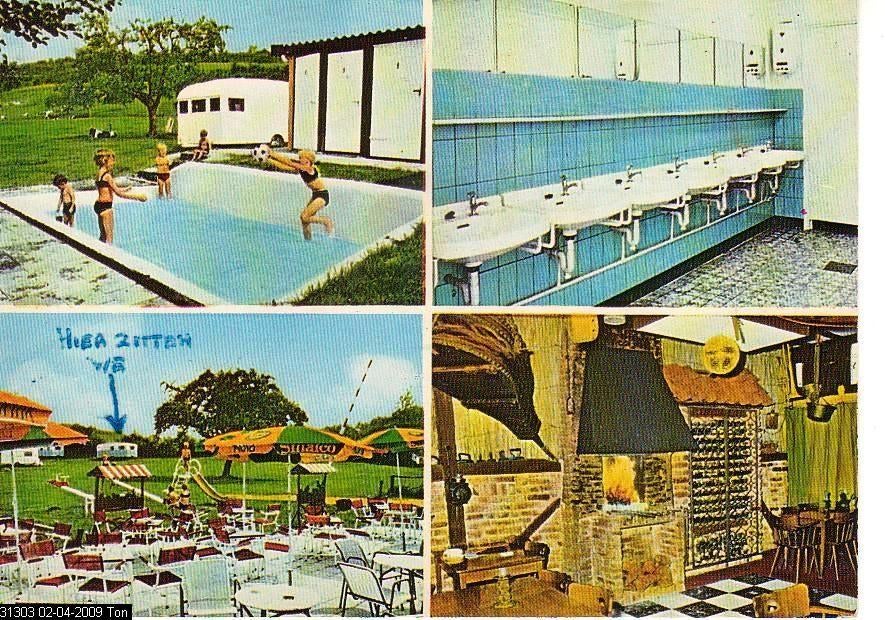 Ansichtkaart	Wahlwiller	Valencia	Camping	4-luik, Verzenden, 1960 tot 1980, Gelopen, Limburg