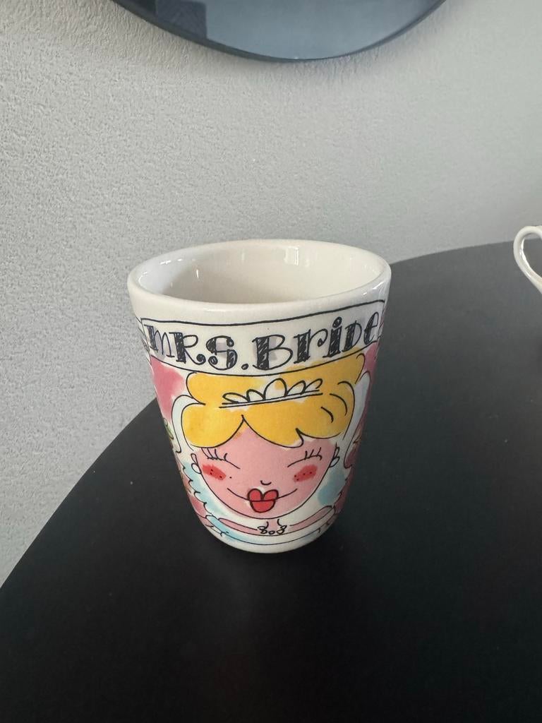 Blond Amsterdam Mok - Mrs. Bride, Ophalen of Verzenden, Zo goed als nieuw