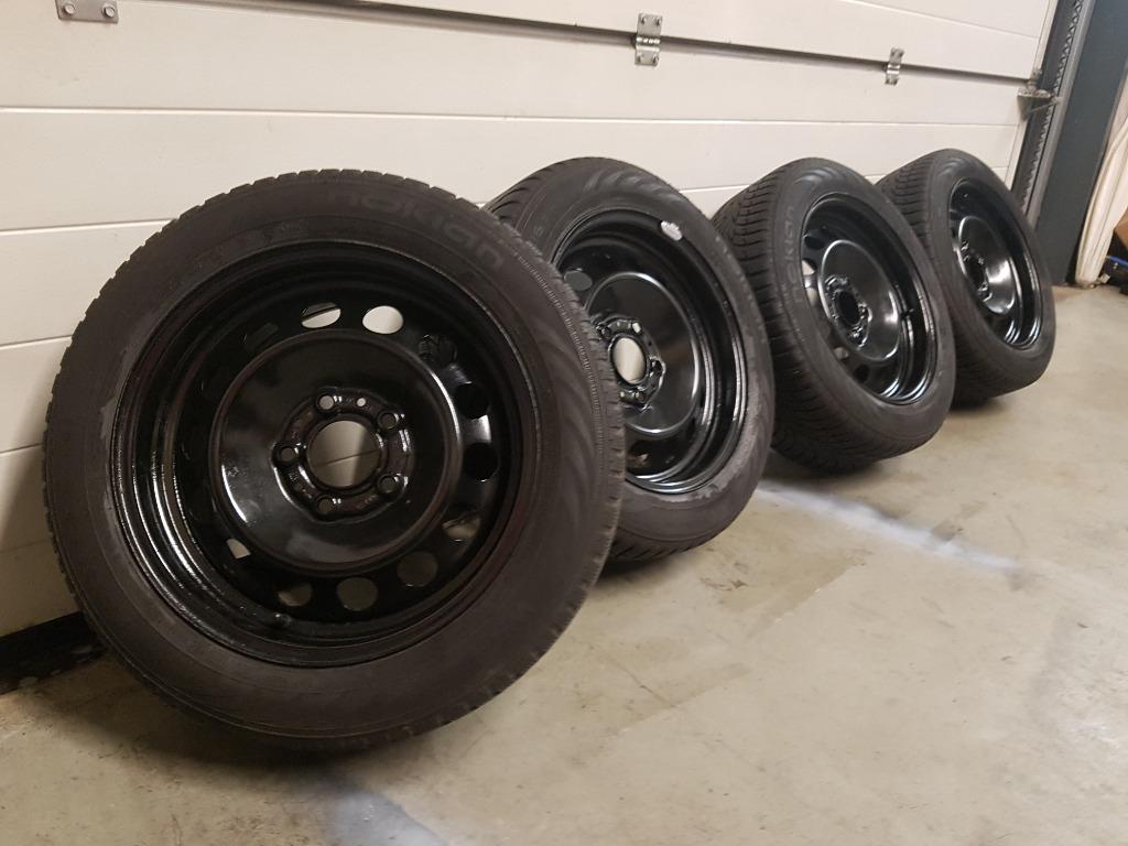 Bmw Winter wielen set met goede Banden, Ophalen, Gebruikt, 16 inch, Banden en Velgen
