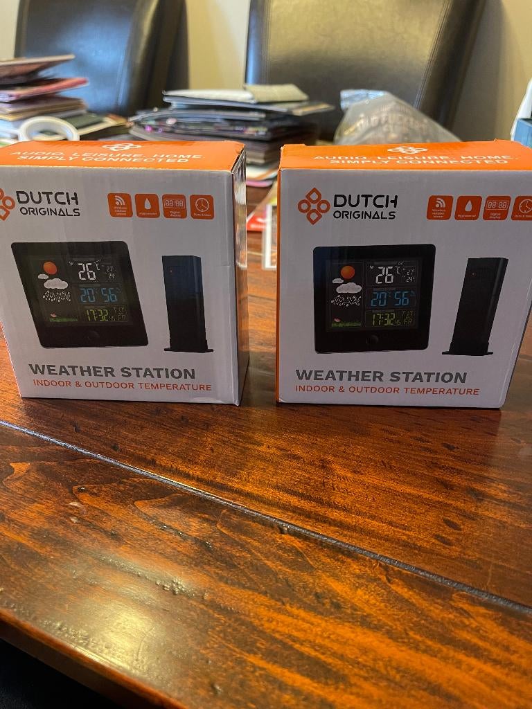 weerstations 2 stuks nieuw, Ophalen of Verzenden, Nieuw, Weerstation
