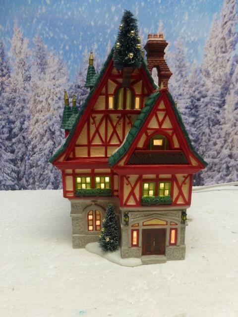department 56 Christmas House kerstdorp kersthuisjes kerst, Ophalen of Verzenden, Zo goed als nieuw
