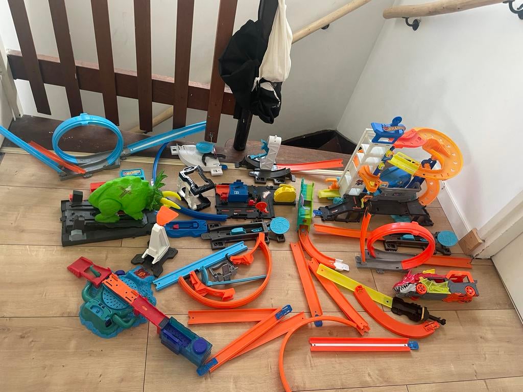Grote Hot Wheels Set - Verschillende Banen, Kinderen en Baby's, Speelgoed | Racebanen, Ophalen of Verzenden, Hot Wheels, Met looping