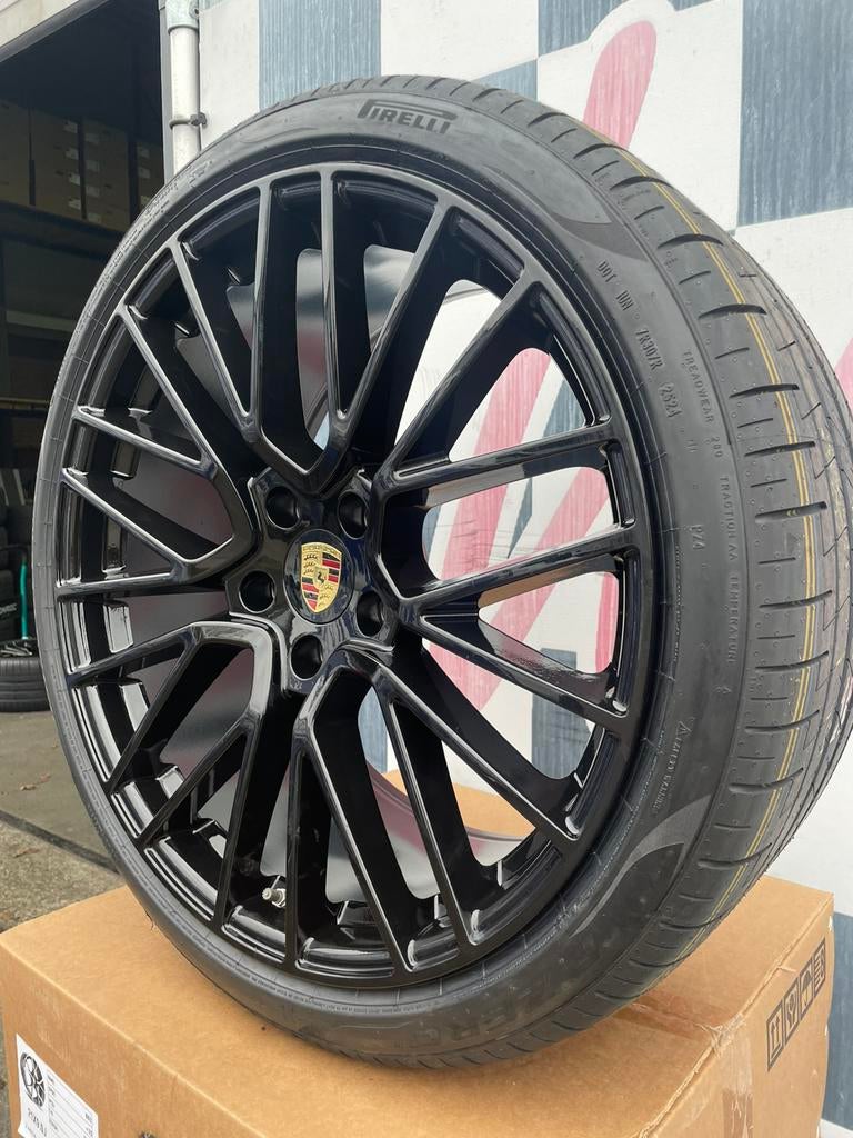22 inch Porsche Cayenne Spyder velgen 5x130 Coupe GTS, Banden en Velgen, Nieuw, Overige maten, Ophalen of Verzenden