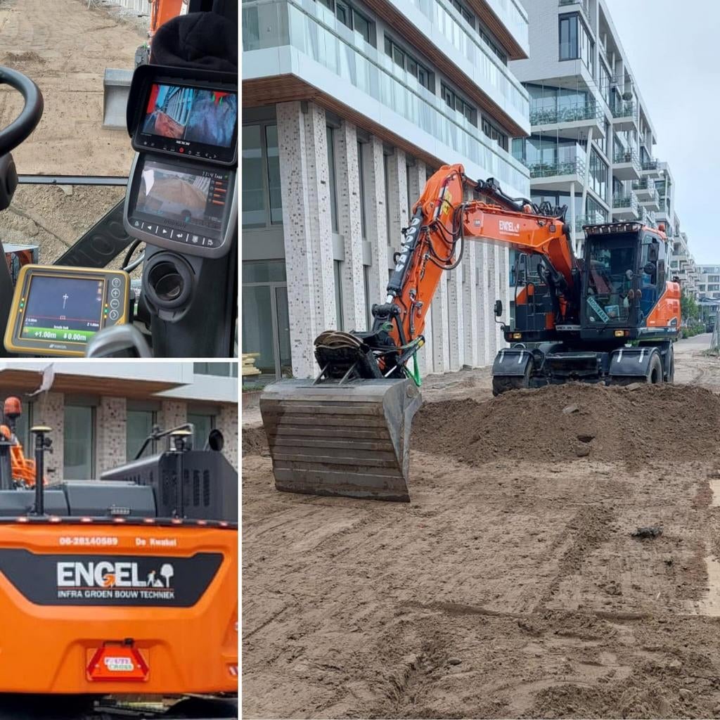 Doosan DX165W 2017 met draaikantelstuk & gripper, Zakelijke goederen, Ophalen, Kraan