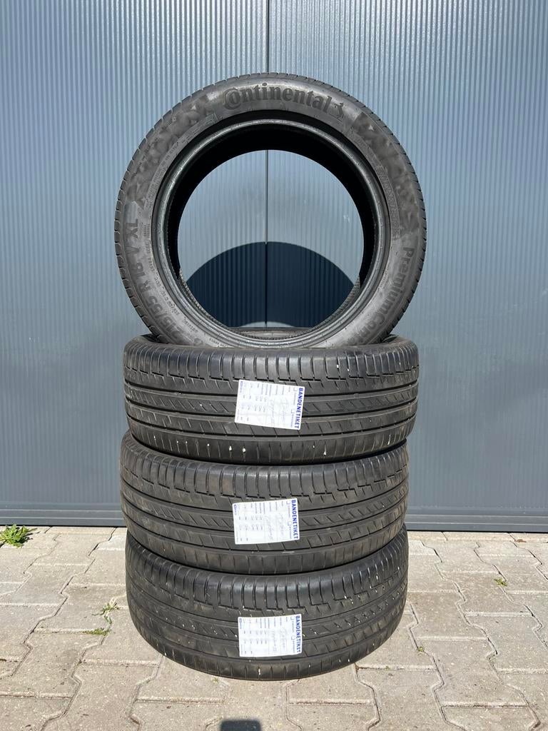 215/55r18 Continental Premium Contact 6 zomerband 215 55 18, Jacob Lemairestraat 26, Ophalen of Verzenden, Personenwagen, Zomerbanden