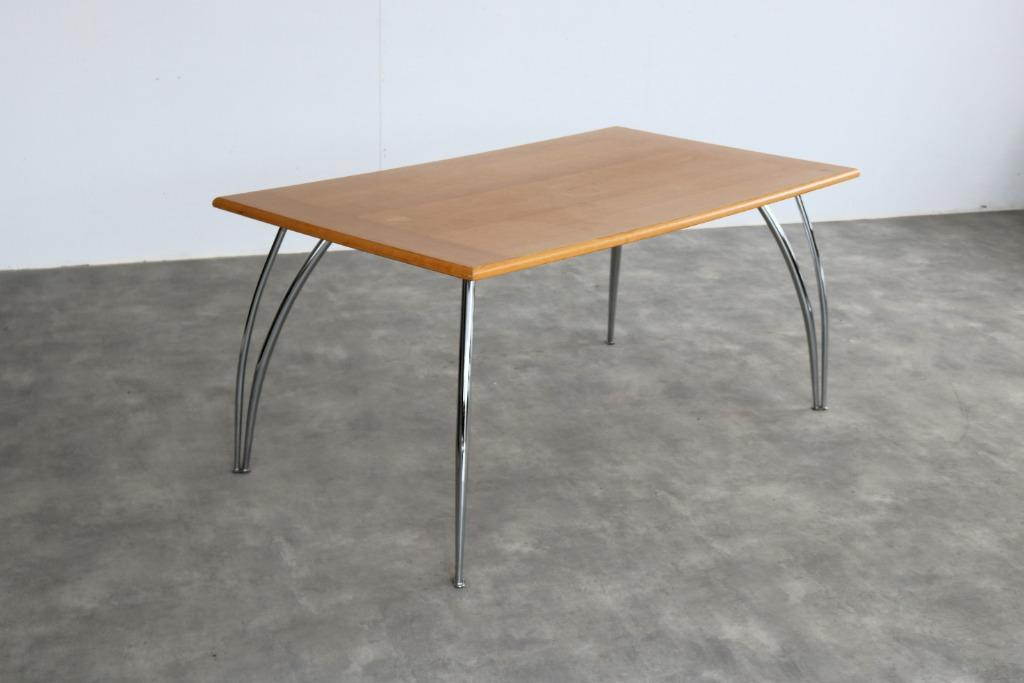 vintage tafel | eettafel | Effezeta | jaren 80, Huis en Inrichting, Gebruikt, Overige materialen, Timbeije@hotmail.com, Vijf personen of meer
