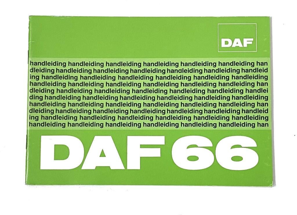 Handleiding DAF 66, Verzenden