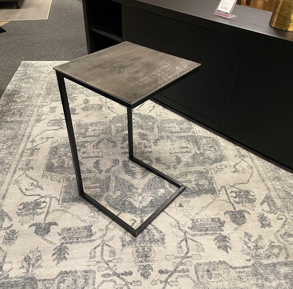 Bijzet/Laptoptafel €59,- Nickel Direct/leverbaar E-1685, Ophalen, Minder dan 50 cm, 50 tot 75 cm, #Laptoptafel#Bijzettafel#Nikkel#Salontafel#Stuntaanbieding