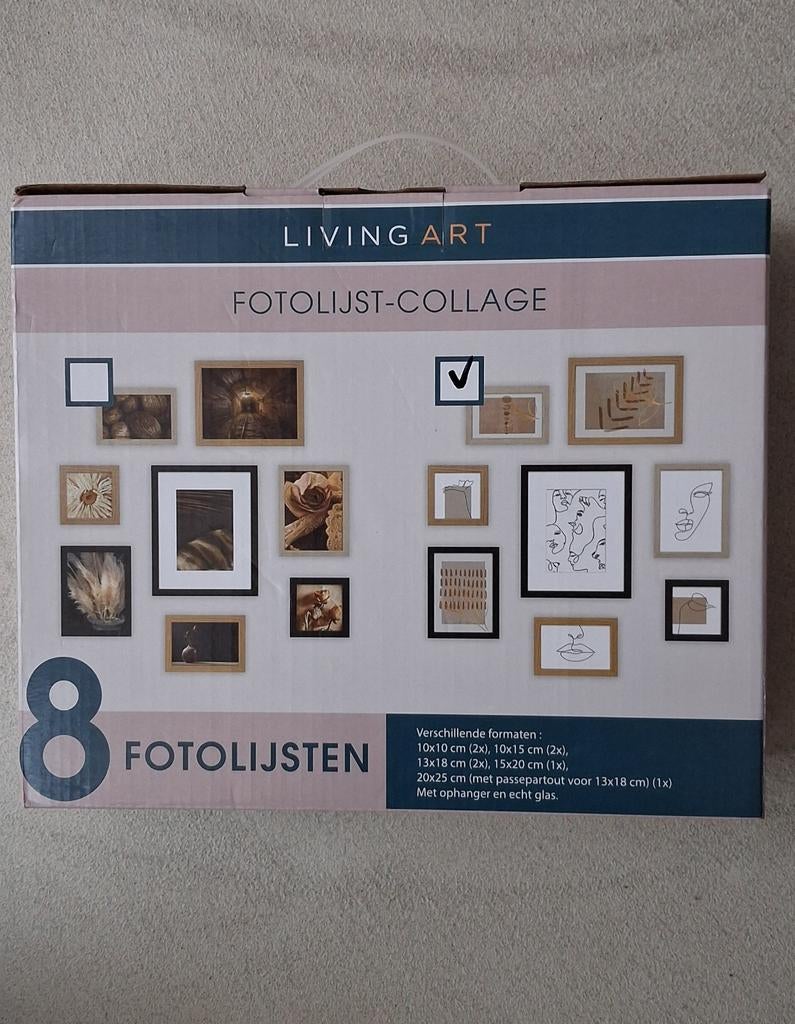 Living art fotolijst collage, Audio, Tv en Foto, Fotografie | Fotolijsten, Ophalen of Verzenden, Nieuw