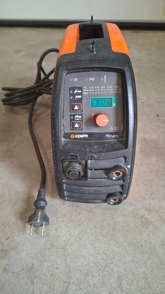 Kemppi Minarc Evo 180  Lasapparaat., Minder dan 150 ampère, ., Ophalen of Verzenden, Zo goed als nieuw