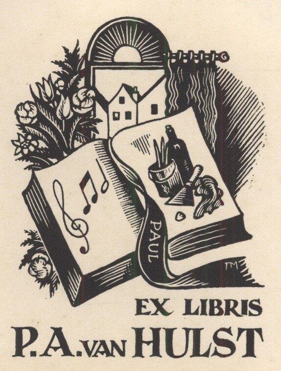 1258 Ex Libris Nederland : Thijs Mauve, 1943, Verzenden