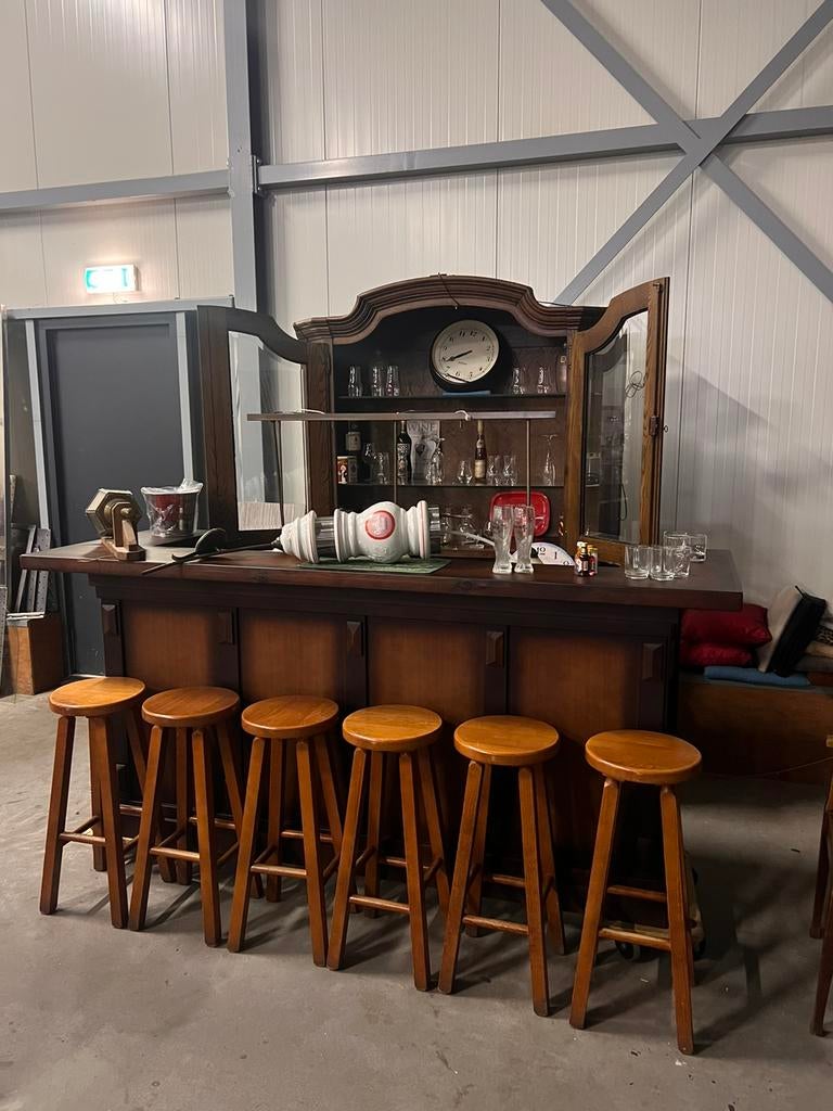 Huisbar thuisbar mancave toog barretje kantine café kroeg, Huis en Inrichting, Barren, Ophalen of Verzenden, Zo goed als nieuw
