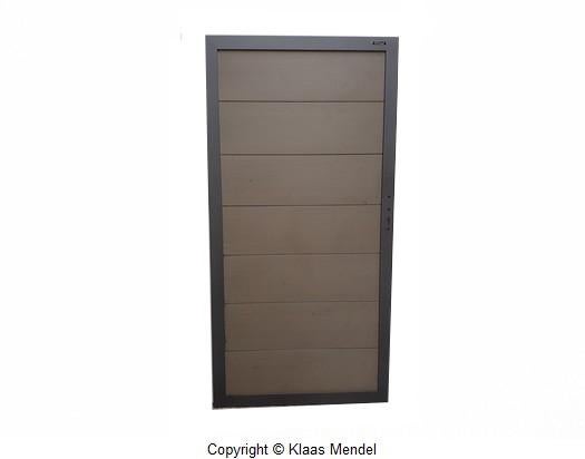 Composiet deur 90x180 cm, Tuin en Terras, Tuinpoorten, Nieuw, Composiet, 150 tot 200 cm, Ophalen