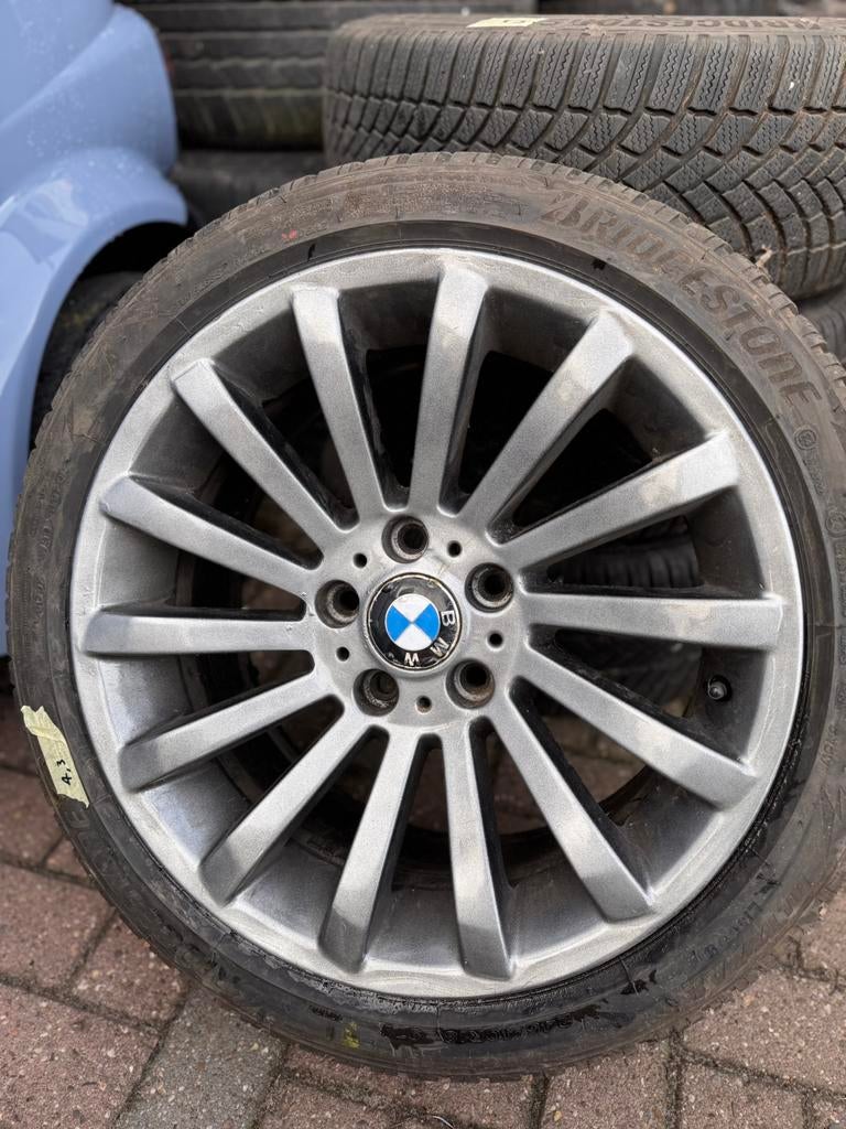 BMW original velgen winterset blizzak LM005 225/45/R18, Auto-onderdelen, Ophalen, 18 inch, Gebruikt, Banden en Velgen