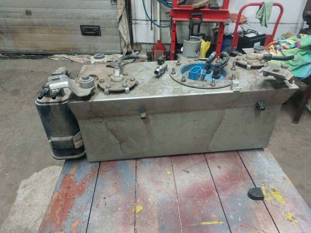 Brandstof tank rvs voor ,boot ,modelbouw , autocross ., Auto-onderdelen, Brandstofsystemen, Ophalen, Gebruikt, Overige automerken
