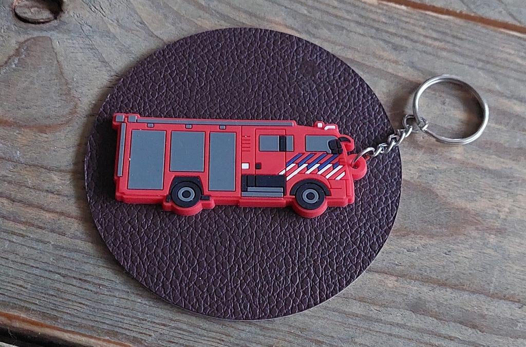 Sleutelhanger brandweerauto brandweerwagen, Ophalen of Verzenden, Zo goed als nieuw, Transport