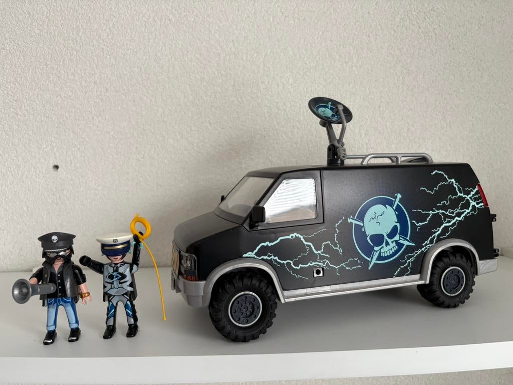 Playmobil politie bus met poppetjes, Ophalen of Verzenden, Zo goed als nieuw