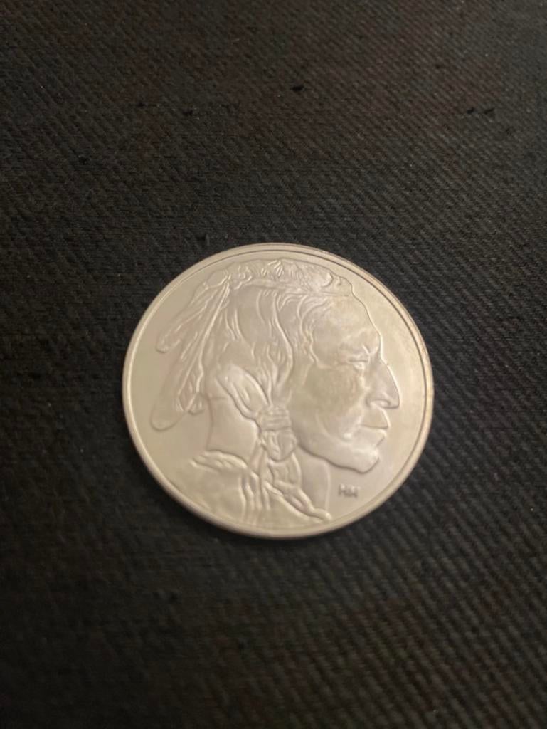 1 oz silver buffalo coin from USA 99.99 pure, Ophalen of Verzenden, Zilver
