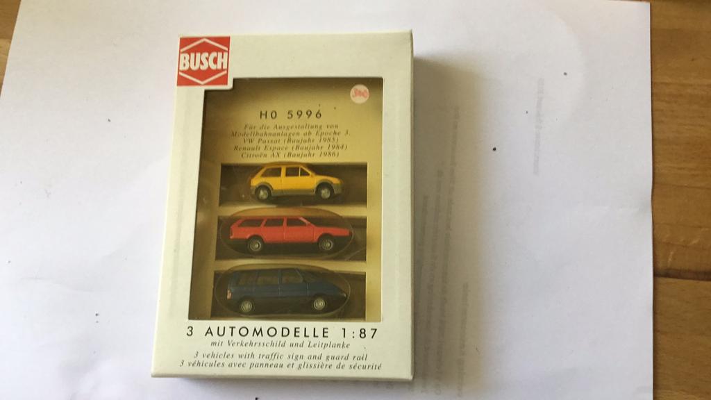 Model auto setje Busch, Ophalen of Verzenden, Zo goed als nieuw, Auto, Overige merken