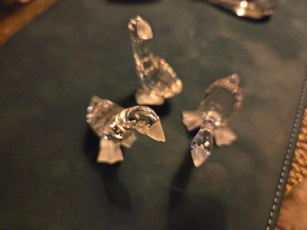 Swarovski Kristal Gansjes - Verzamelobject, Verzamelen, Swarovski, Ophalen of Verzenden, Gebruikt, Figuurtje