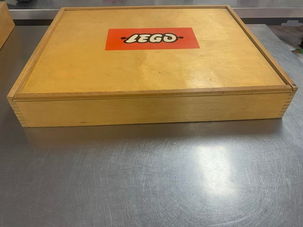Vintage Lego doos met inhoud, Ophalen of Verzenden, Gebruikt, Losse stenen, Lego