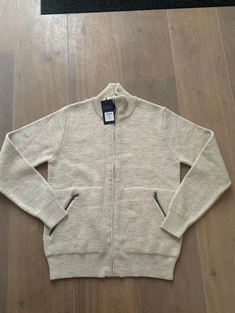 Wollen vesten maat s, Kleding | Heren, Truien en Vesten, Ophalen of Verzenden, Nieuw, Grijs