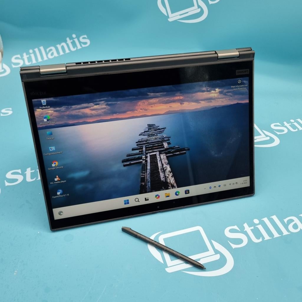 Lenovo Thinkpad Yoga X13 met Core i5 10210u  , touchscreen, 256 GB, 2 tot 3 Ghz, Qwerty, 8 GB